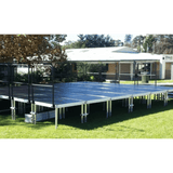 Tarima modular para escenario | 2 metros x 1 metro | aluminio SHINESTAGE - Imagen 1