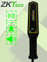 Detectores de MetalZKTECOZK-D180Detector de Metales Portátil Alta Sensibilidad Batería Recargable 40 Horas Alarma Visual Sonora Vibración ZKTECO ZK - D180 - SILYMX