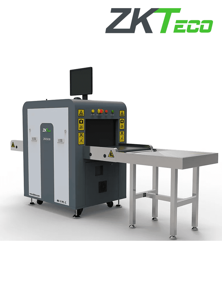 ZKTECO ZKX5030A - Máquina de Rayos X con energía simple, túnel para equipaje de 50 x 30 cm y capacitación en sitio incluida. - Imagen 2