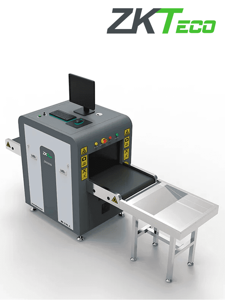 ZKTECO ZKX5030A - Máquina de Rayos X con energía simple, túnel para equipaje de 50 x 30 cm y capacitación en sitio incluida. - Imagen 3