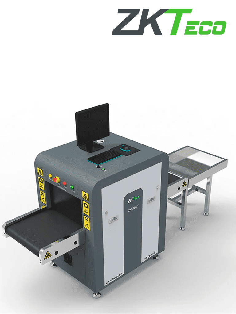 ZKTECO ZKX5030A - Máquina de Rayos X con energía simple, túnel para equipaje de 50 x 30 cm y capacitación en sitio incluida. - Imagen 4