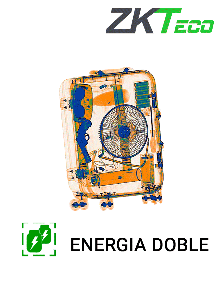 ZKTECO ZKX5030A - Máquina de Rayos X con energía simple, túnel para equipaje de 50 x 30 cm y capacitación en sitio incluida. - Imagen 5