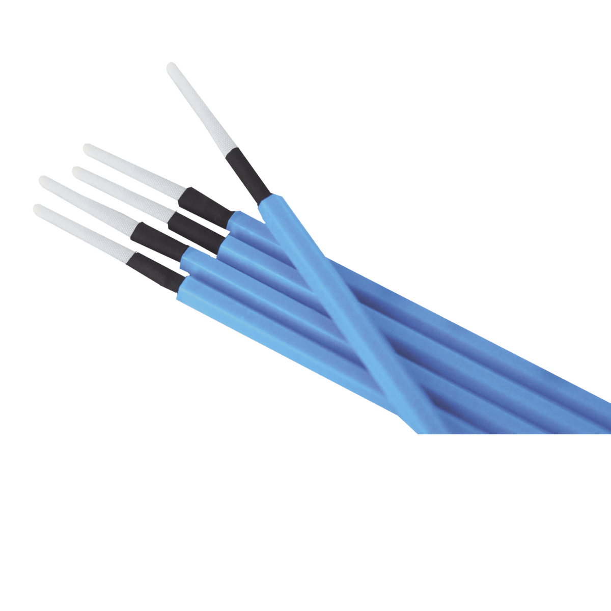 Hisopos para limpieza de puertos de fibra óptica 1.25 mm para adaptadores LC y MU, 100 piezas - SILYMX