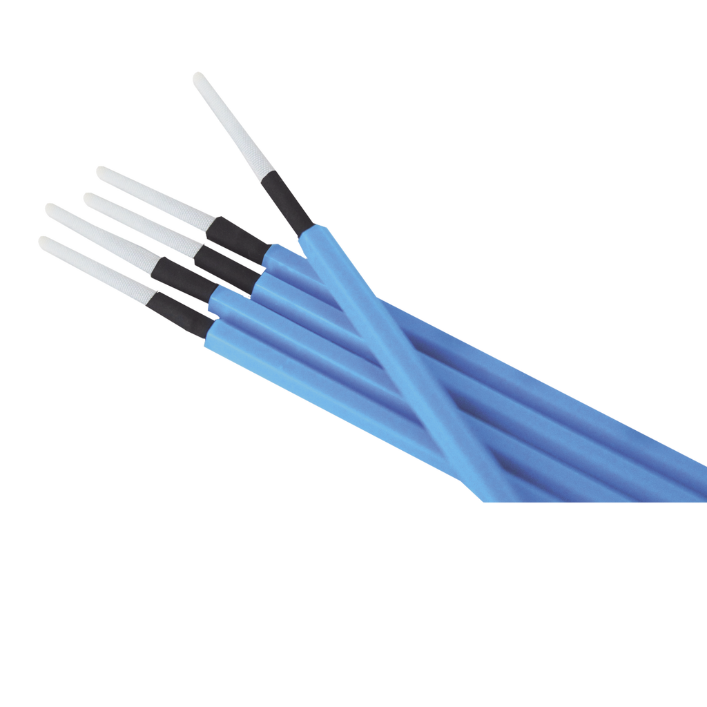 Hisopos para limpieza de puertos de fibra óptica 1.25 mm para adaptadores LC y MU, 100 piezas - SILYMX