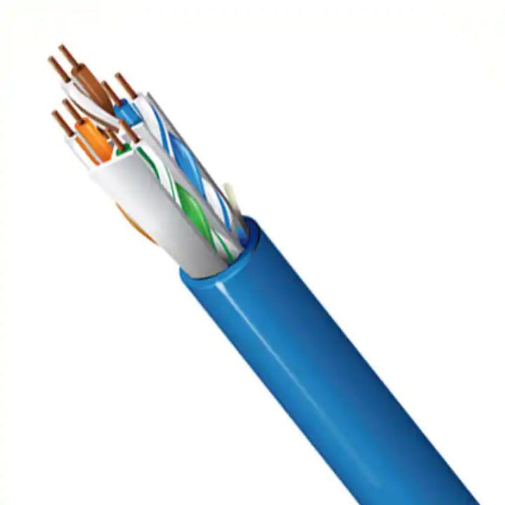 Bobina de Cable UTP Cat6a Belden CMP Plenum Azul 305 Metros 10GXW13 D151000 - SILYMX
