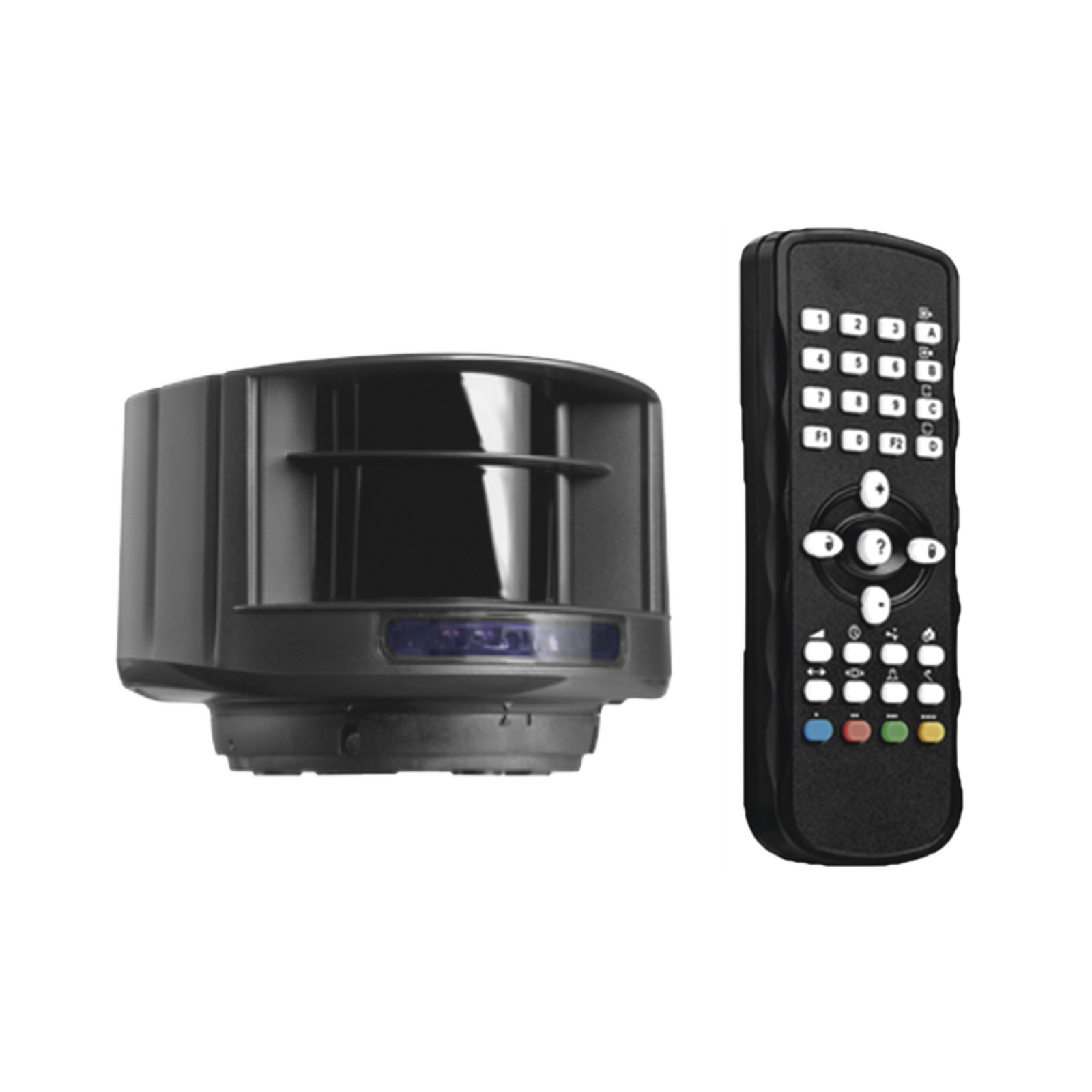 Kit de Sensor láser y control remoto / Evite el uso de lazos magnéticos / Protege carriles de hasta 9.6 m de ancho y 9.6 metros de profundidad - SILYMX