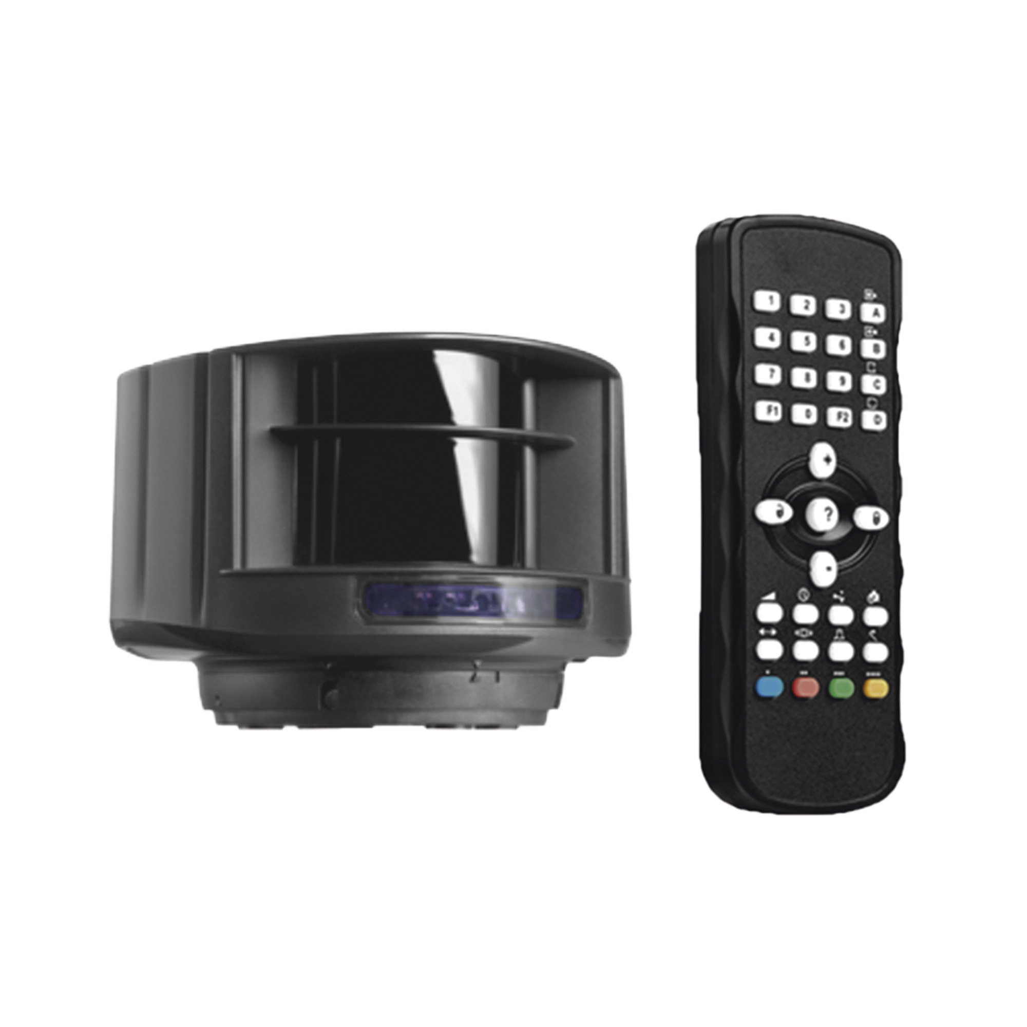 Kit de Sensor láser y control remoto / Evite el uso de lazos magnéticos / Protege carriles de hasta 9.6 m de ancho y 9.6 metros de profundidad - SILYMX