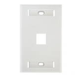 Placa De Pared Belden 1 Puerto Para Jacks Keyconnect Universal Blanco Electrico Ax102660 - SILYMX