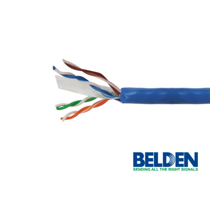 Bobina de Cable Belden Cat6+ UTP 1524 Metros Azul 2412 0065000 - SILYMX