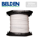 Bobina de Cable Belden Cat6 UTP 305 Metros Blanco 2412 009A1000 - SILYMX