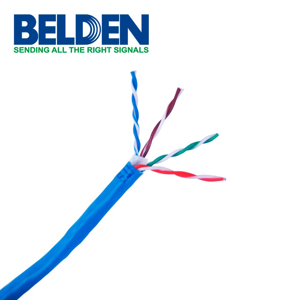 Bobina de Cable Belden Cat6+ UTP 1524 Metros Azul 2412 0065000 - SILYMX