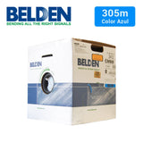 Bobina de Cable Belden Cat6+ UTP 305 Metros Azul 2412 0061000 - SILYMX