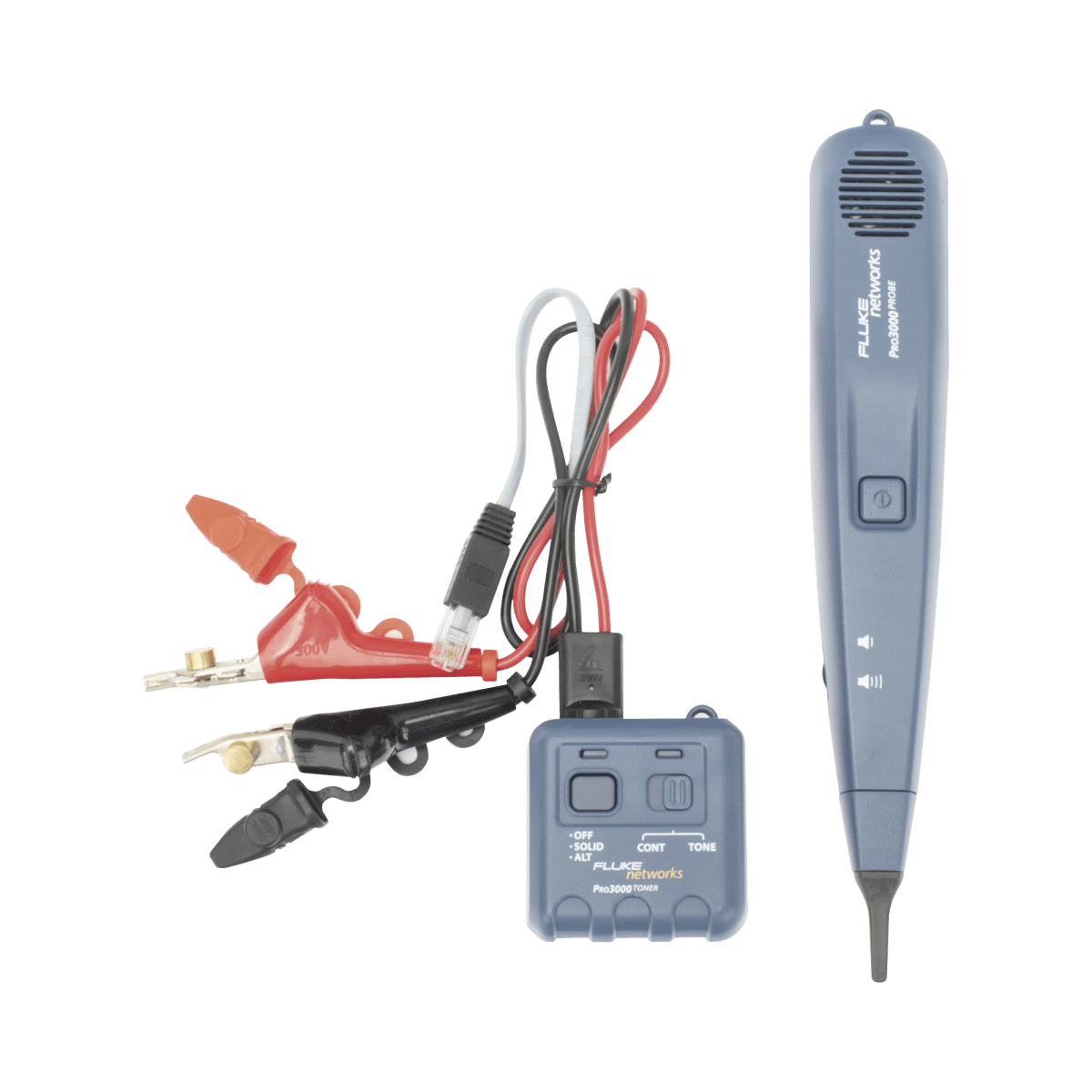 Generador y Sonda (Detector) de Tonos PRO3000™, Para Identificación de Señales Analogicas en Cableado Inactivo - SILYMX