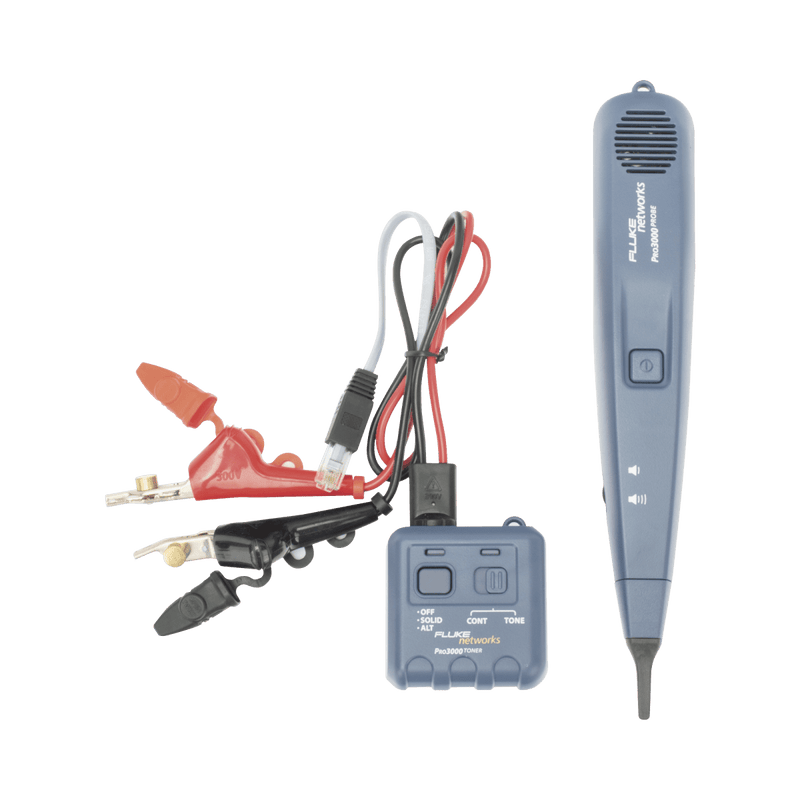Generador y Sonda (Detector) de Tonos PRO3000™, Para Identificación de Señales Analogicas en Cableado Inactivo - SILYMX