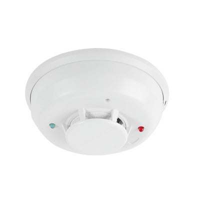 Detector Fotoeléctrico de Humo de 4 Hilos con Sensor de Temperatura, Sirena Interconstruida y Relevador, Serie i3 - SILYMX