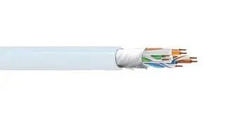 Bobina de Cable UTP Cat6a Belden CMR Riser Blanco 305 Metros 10GXW12 0091000 - SILYMX