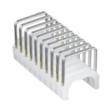 Grapas con Aislamiento, para Cables NM (Romex®) como 14/3, 14/3G, 12/3 y otros cables de hasta 11/32'' × 19/32'' (9 mm × 15 mm). - SILYMX