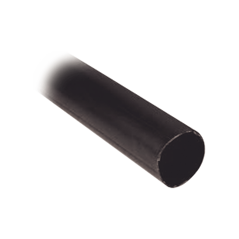 Tubo Termoencogible (Termofit) Negro de 1.2 m, 1.5" de Diámetro, Reduce de 2:1, Poliolefina. - SILYMX