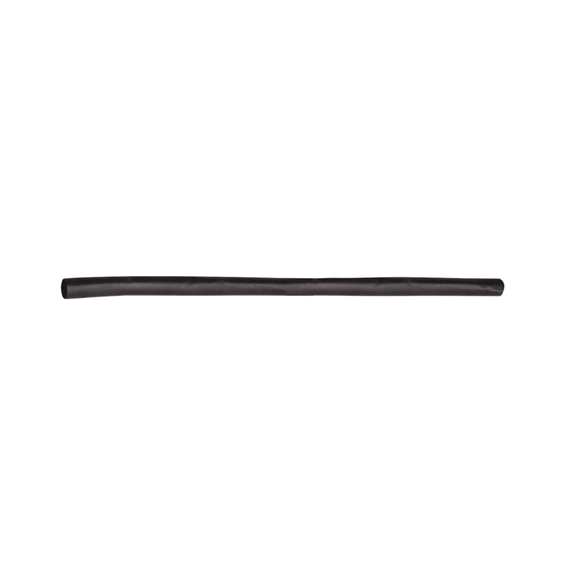 Tubo Termoencogible (Termofit) Negro de 1.2 m, 1/16" de Diámetro, Reduce de 2:1, Poliolefina. - SILYMX