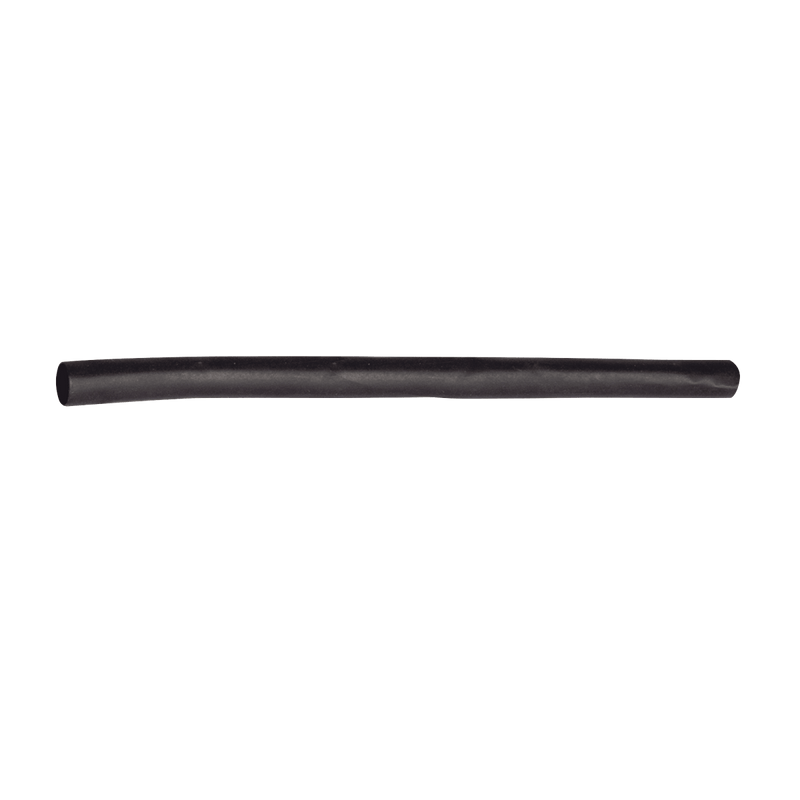 Tubo Termoencogible (Termofit) Negro de 1.2 m, 1/2" de Diámetro, Reduce de 2:1, Poliolefina. - SILYMX