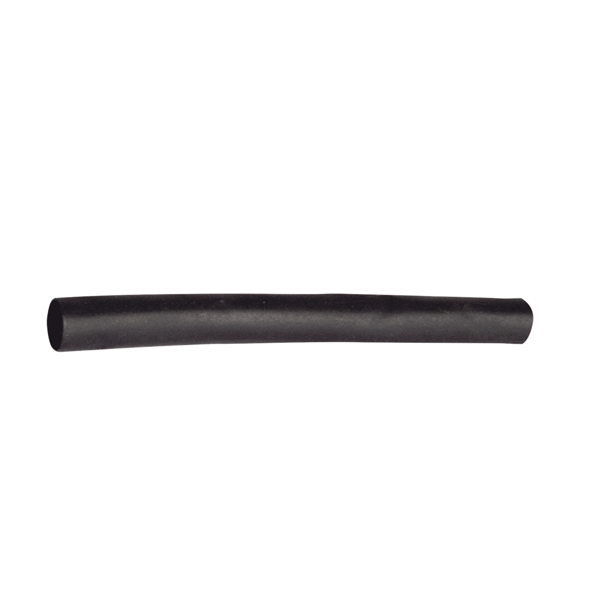 Tubo Termoencogible (Termofit) Negro de 1.2 m, 1/4" de Diámetro, Reduce de 2:1, Poliolefina. - SILYMX
