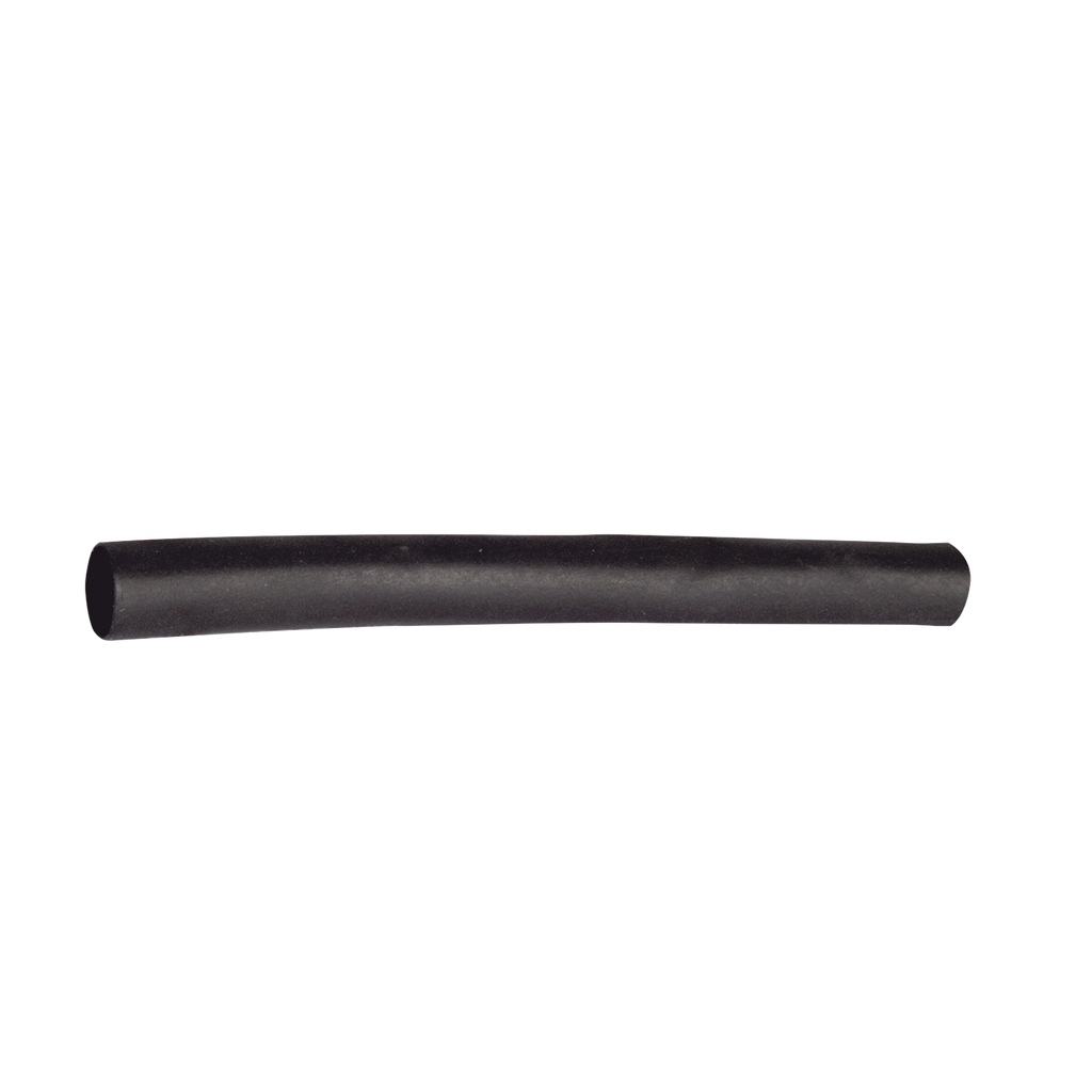 Tubo Termoencogible (Termofit) Negro de 1.2 m, 1/4" de Diámetro, Reduce de 2:1, Poliolefina. - SILYMX