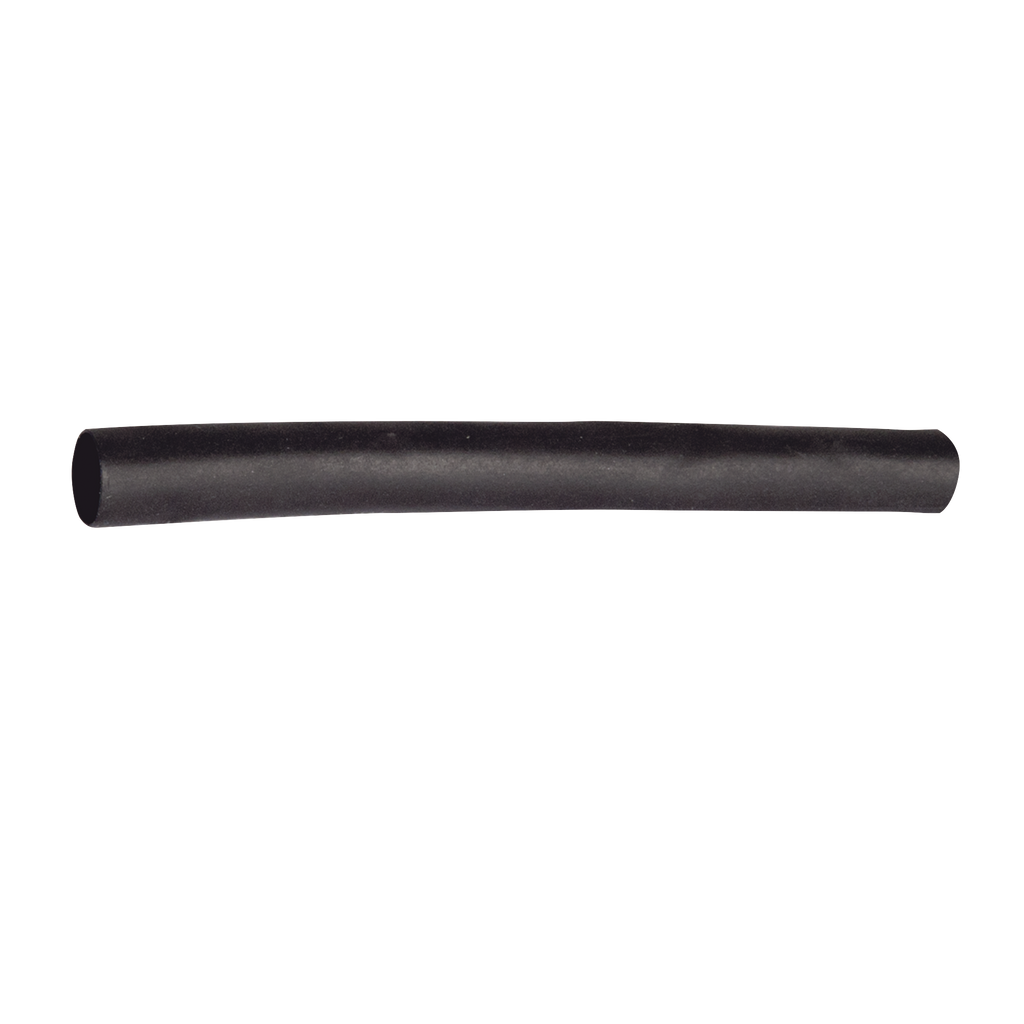 Tubo Termoencogible (Termofit) Negro de 1.2 m, 3/8" de Diámetro, Reduce de 2:1, Poliolefina. - SILYMX