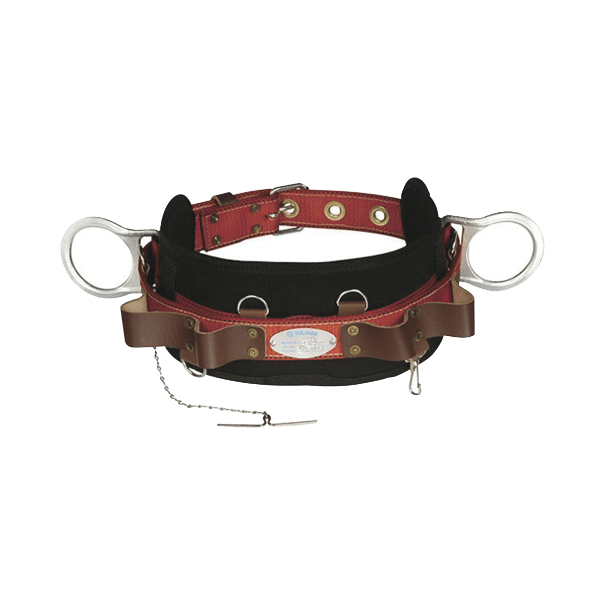 Cinturón de Liniero de Lujo, Fabricado en Poliéster, con 2 Anillos tipo D, Talla 40. - SILYMX