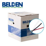 Bobina de Cable Belden 2x18 AWG Gris 305 Metros 5300UE - SILYMX
