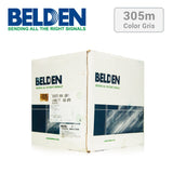 Bobina de Cable Belden 4x18 AWG Blindado 5302FE 305 Metros Gris 5302FE 0081000 - SILYMX