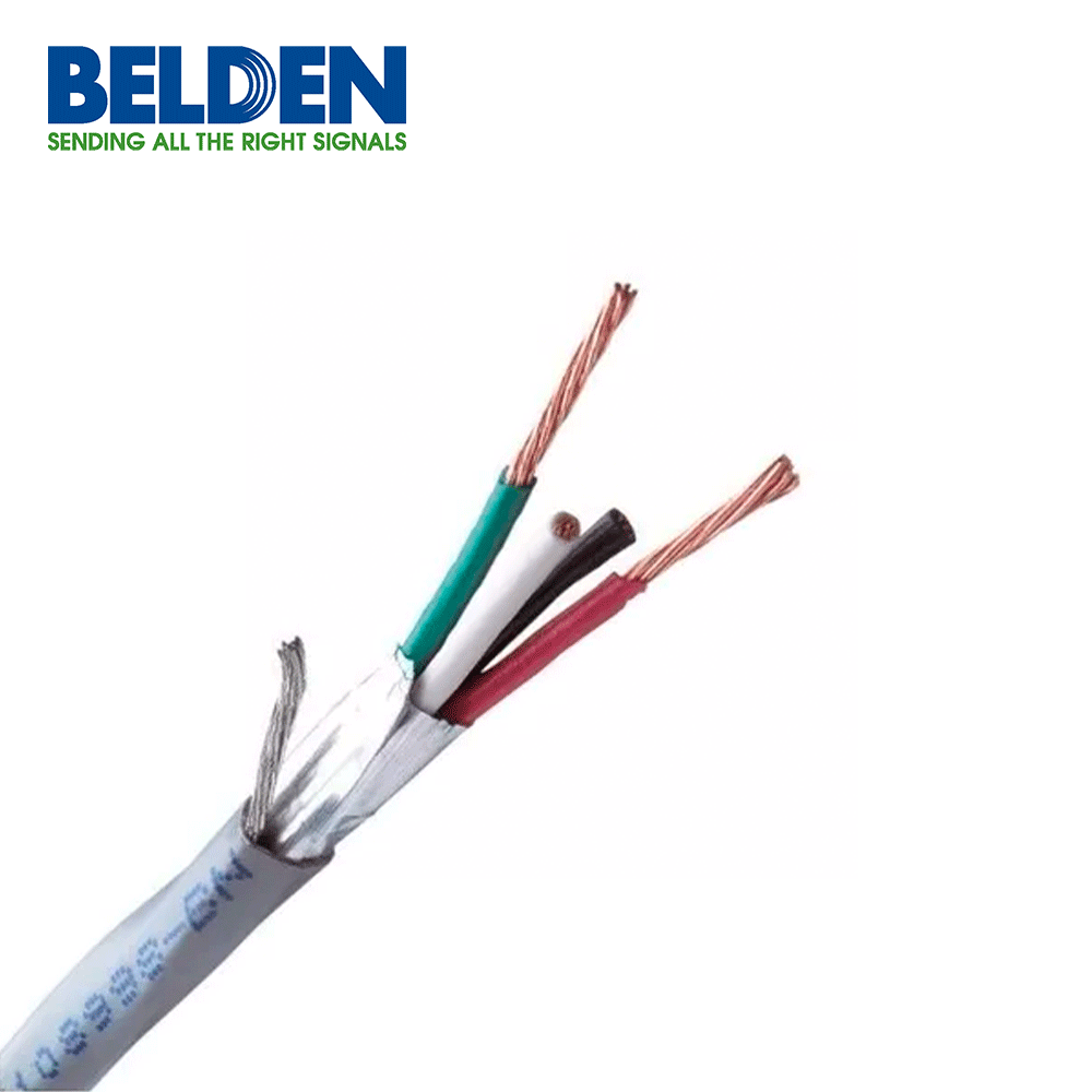 Bobina de Cable Belden 4x18 AWG Blindado 5302FE 305 Metros Gris 5302FE 0081000