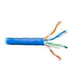 Bobina de cable de 305 metros, UTP Cat6 Riser, de color Azul, UL, CMR, probado a 350 Mhz, para aplicaciones de CCTV / redes de datos/ IP megapixel / control rs485 - SILYMX