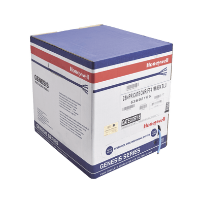 Bobina de cable de 305 metros, UTP Cat6,de color Azul, UL, CMR, SPNLS, probado a 350 Mhz, para aplicaciones de CCTV / redes de datos/ IP megapixel / control rs485 - SILYMX