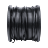 Bobina de 1000 ft ( 305 m ) Cat5e con gel para exterior, color Negro, para aplicaciones en sistemas de redes de datos y cableado estructurado.Uso intemperie - SILYMX