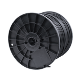 Bobina de 1000 ft ( 305 m ) Cat5e con gel para exterior, color Negro, para aplicaciones en sistemas de redes de datos y cableado estructurado.Uso intemperie - SILYMX