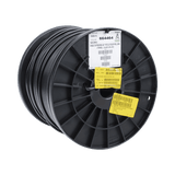 Bobina de 1000 ft ( 305 m ) Cat5e con gel para exterior, color Negro, para aplicaciones en sistemas de redes de datos y cableado estructurado.Uso intemperie - SILYMX