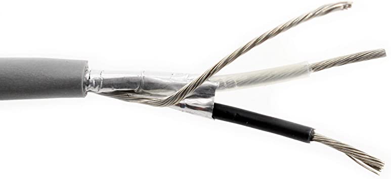 Bobina de Cable Belden 2x18 Blindado Instrumental Estañado 305 Metros Gris 8760 0601000 - SILYMX