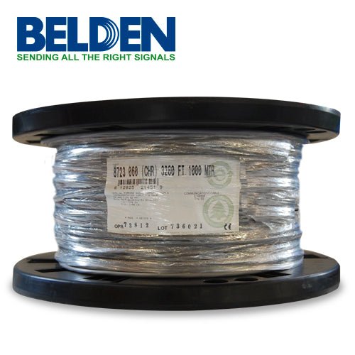 Bobina de Cable Belden 4x22 AWG Blindado Estañado Para instrumentación 305 Metros 8723 0601000 - SILYMX