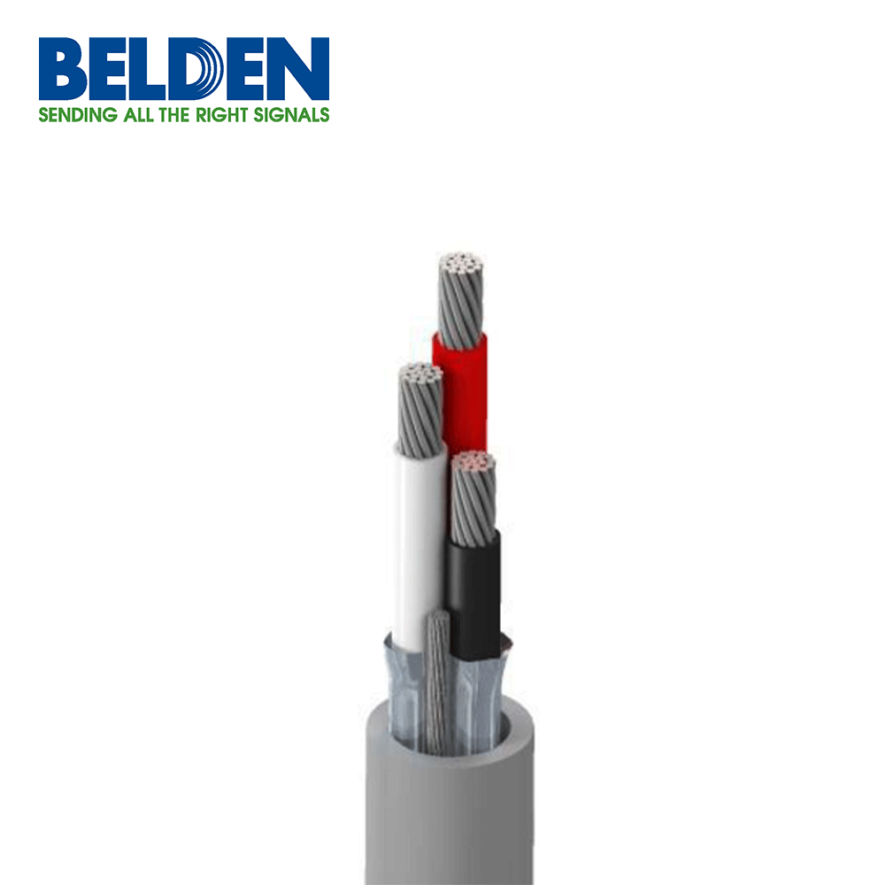 Bobina de Cable Belden 3X18 AWG Blindado de Señal 305 Metros Gris 8770MN 0081000 - SILYMX