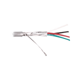 Caja de 305 metros de 4 conductores calibre 22, Blindado , CMR, color gris. Aplicaciones en sistemas de audio, alarmas y control de acceso. - SILYMX