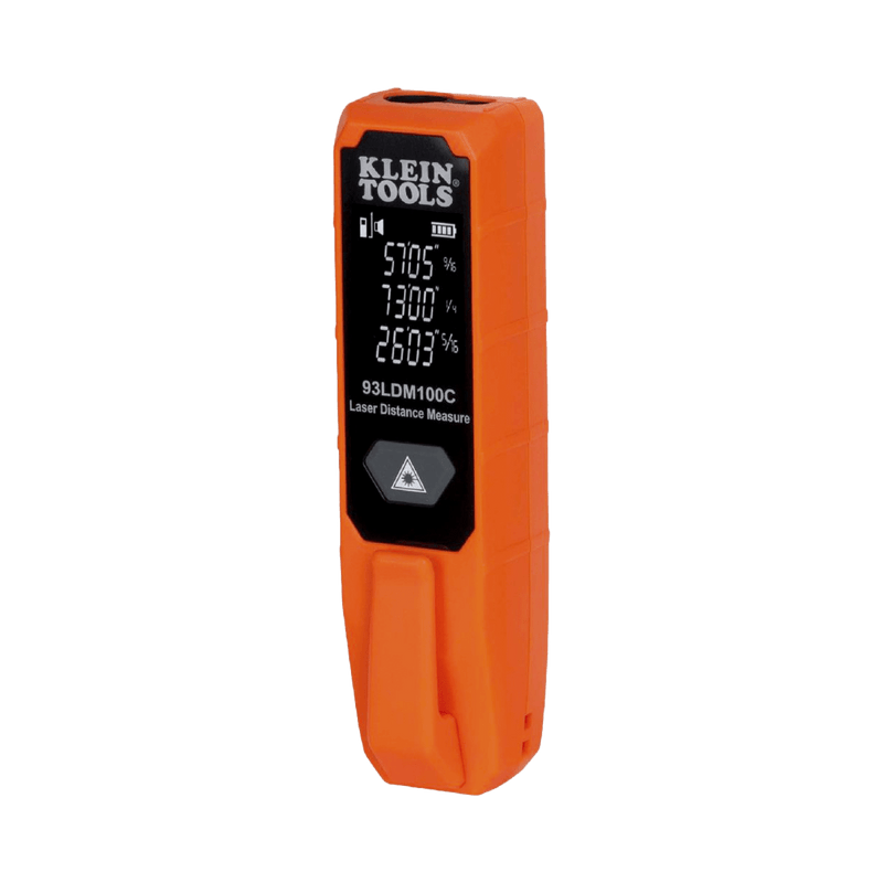 Medidor Compacto Laser de Distancias. Rango: 5.1 cm a 30.5 m / Opción cm o pulg. o Combinado / Clip para Bolsillo. - SILYMX