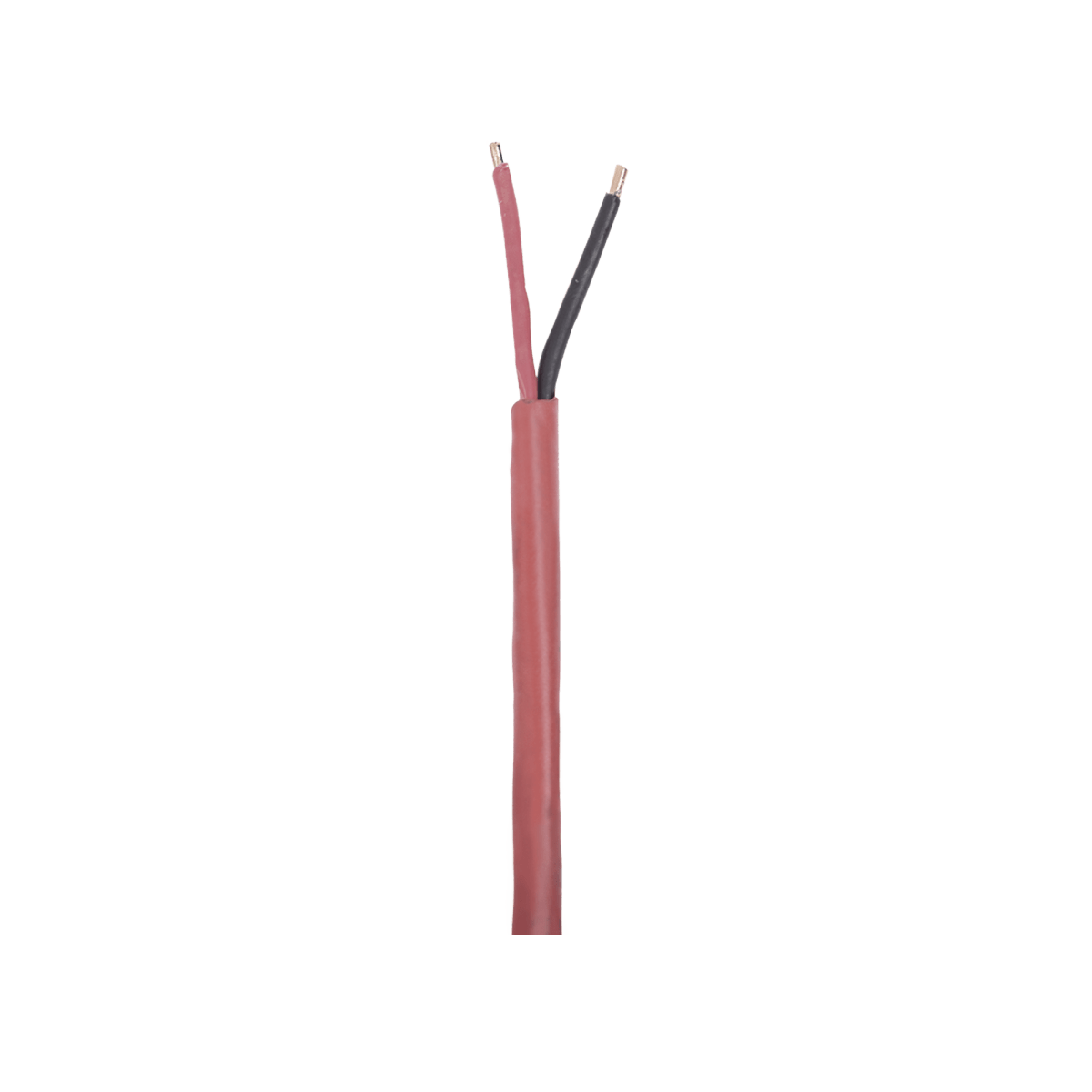 Bobina de 305 metros de alambre 2 x 16 AWG, tipo FPLR, de color rojo, para aplicaciones en sistemas de detección de incendio y Sistemas de Evacuación. - SILYMX