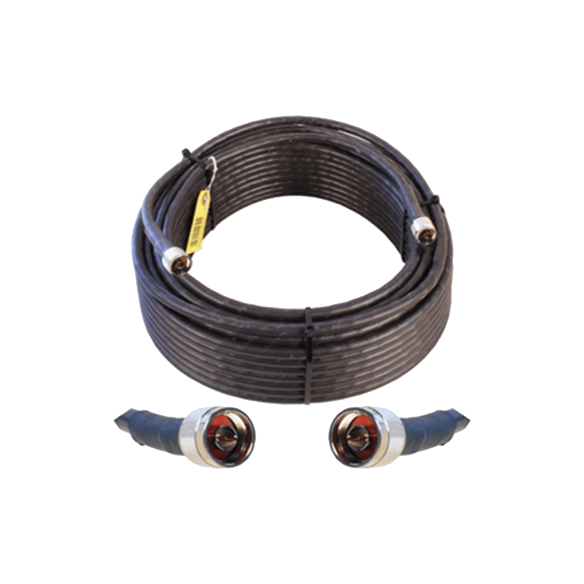 Jumper Coaxial con Cable Wilson-400 | Conector N Macho en los extremos | 30.48 metros de longitud. - SILYMX