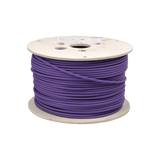 Bobina de Cable Blindado F/UTP de 4 Pares, Z-MAX, Cat6A, Soporte de Aplicaciones 10GBase-T, LS0H (Libre de Gases Toxicos), Color Violeta, 305m - SILYMX
