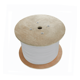 Bobina de Cable Blindado F/UTP de 4 Pares, Z-MAX, Cat6A, Soporte de Aplicaciones 10GBase-T, CM, Color Blanco, 305m - SILYMX