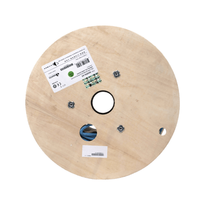 Bobina de Cable Blindado F/UTP de 4 Pares, Z-MAX, Cat6A, Soporte de Aplicaciones 10GBase-T, CMR (Riser), Color Azul, 305m - SILYMX