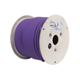 Bobina de Cable U/UTP de 4 pares, Z-MAX, Cat6A, Soporte de Aplicaciones 10GBase-T, LS0H, Color Violeta, 305m - SILYMX