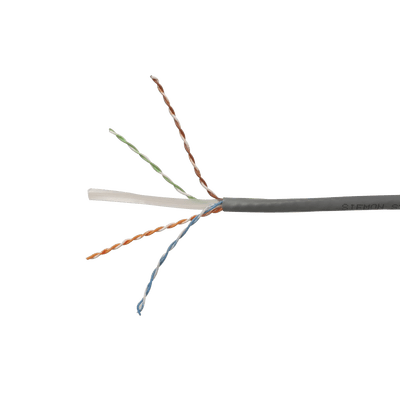 Bobina de Cable UTP Reelex de 4 pares Desempeño Cat6 PVC (CM) Color Gris 24 AWG 305m - SILYMX
