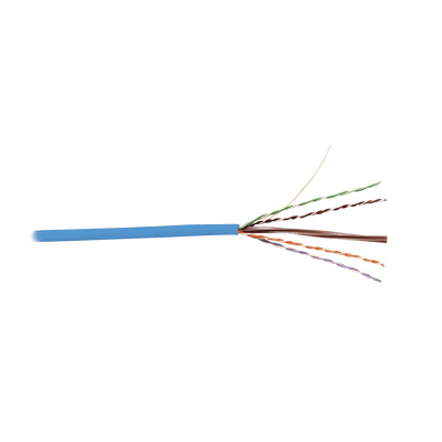 Bobina de Cable UTP Reelex, de 4 pares, Alto Desempeño Cat6, PVC (CM), Color Azul, 23 AWG, 305m - SILYMX