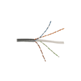 Bobina de Cable UTP Cat6, 23 AWG de 4 Pares, Alto Desempeño, PVC (CMR), 305m Reelex® (Color: Gris) - SILYMX